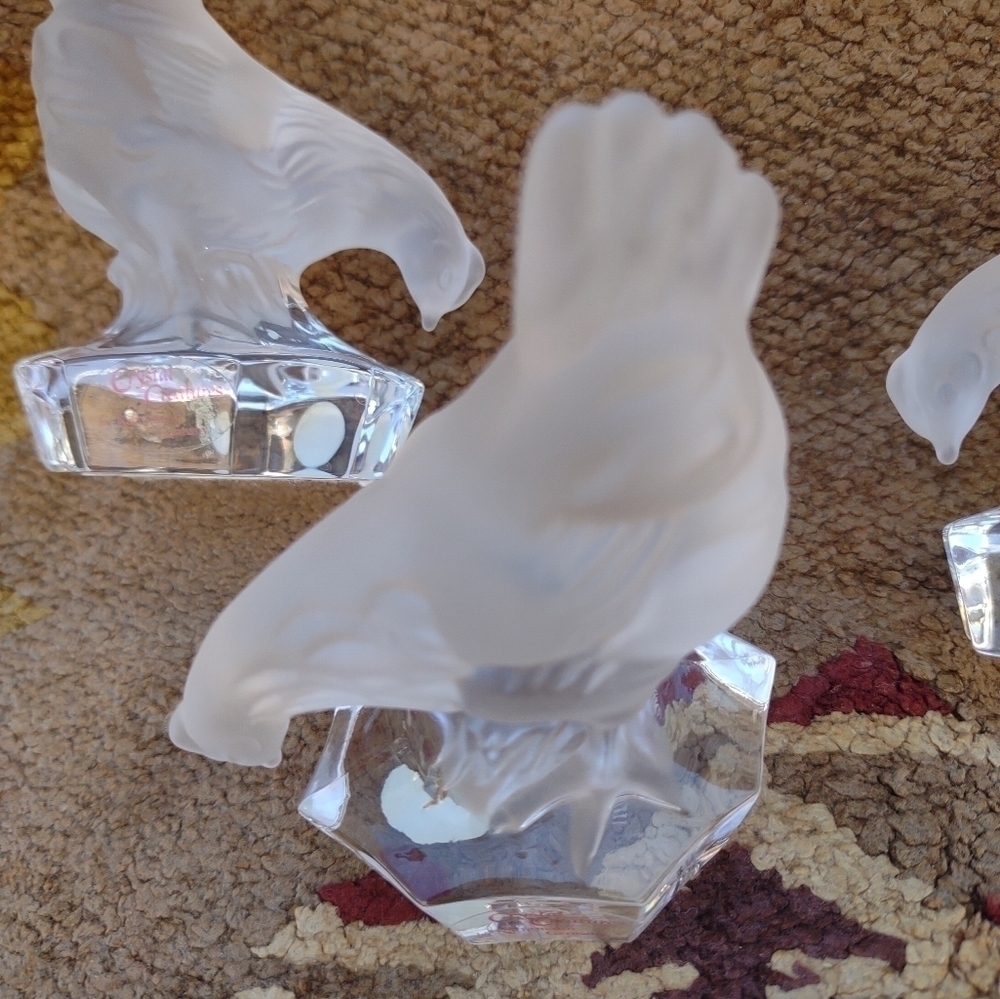 Nachtmann Germany Vintage Crystal Hen's   Nwt - Picture 3 of 7